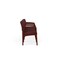 Lesro Lenox Wood 4 Seat Tandem Seating Wood Frame, Mahogany, RF Nebbiolo Upholstery LW4103 - alternate 3